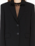 MaxMara 2024早春新品女装单排扣西装外套6041074106 黑色 40