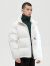 GXG男装商场同款绿意系列白色羽绒服2022年冬季新款 白色 165/S