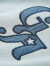 古由卡（GUUKA）潮牌运动polo短袖T恤男2023秋季新款嘻哈刺绣重磅宽松五分袖上衣 淡蓝 S