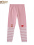 PawinPaw小熊卡通童装童装春款女童长裤拼接撞色条纹裤 Pink25/粉红色 110cm