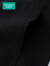 全棉时代2023冬女士针织外套 175/96A 黑色,1件装 黑色 165/L