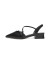 红蜻蜓包头凉鞋2024夏季女鞋粗跟法式仙女风浅口单鞋 WTK24041黑色40