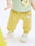 巴拉巴拉裤子婴儿夏季薄款长裤女童休闲裤男童运动裤2024新款时髦 黄绿41113 73cm
