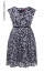 朗姿纯棉复古漂亮显瘦连衣裙新款夏季小众设计感商场同款 暮色藏蓝色 155/76A/S
