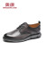 奥康（Aokang）男鞋 新款低帮休闲皮鞋男士气质系带鞋商场同款万步系列 蓝1221514108 40