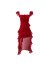 维络斯假日法式红色玫瑰显白小飞袖吊带拖尾氛围感热情钓系连衣裙 红色 m