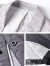 法莎尼亚品牌西服男褶皱渐变色春季新款潮流中青年韩版单西便服外套 灰色 180/XL