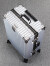 朽迈铝框行李箱拉杆箱大容量密码旅行登机箱 墨绿色 20英寸