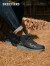 斯凯奇（Skechers）秋冬男士中帮厚底增高运动鞋靴子男118053 黑色BLK 39.5 