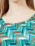VOA丝绸印花弹力缎面显瘦包臀修身圆领名媛气质桑蚕丝铅笔裙 AS015 米诺斯迷宫（30） 160/M