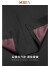 KEA男士西服套装商务缎面戗驳领单排扣修身新郎礼服双开衩西装 黑色-二件套 175/92A(48)