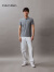 Calvin Klein【液氨棉】Jeans夏季男简约刺绣方标修身短袖POLO衫J324246 PN6-灰绿色 XL