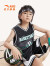 安踏儿童套装男大童篮球套2024年季新款速干潮流比赛套KT系列 梦幻黑-3 140cm