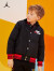 耐克（NIKE）JORDAN 耐克童装男童双面穿保暖棉服冬季儿童梭织上衣 正黑色 110/52(4)