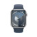 Apple Watch Series 9 智能手表GPS款41毫米银色铝金属表壳 风暴蓝色运动型表带S/M 健康电话手表
