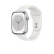 Apple Watch Series 8 智能健康手表GPS款45毫米银色铝金属表壳白色运动型表带MP6N3CH/A夏季旅游出行必备