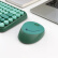 镭拓（Rantopad）RF100 无线键盘鼠标套装 办公键鼠套装 便携 仿古圆点键盘 鼠标 鼠标垫套装  墨绿色