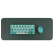 镭拓（Rantopad）RF100 无线键盘鼠标套装 办公键鼠套装 便携 仿古圆点键盘 鼠标 鼠标垫套装  墨绿色