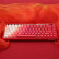 达尔优（dareu）A84pro客制化机械键盘 一体化铝合金机身 三模键盘 拾音律动 天空轴V3 烈焰红