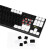 多彩 Delux KM13DS 有线无线机械键盘 办公键盘 游戏机械键盘红轴 双模可充电键盘 黑白森林