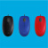 罗技（Logitech） 家用办公 流畅灵敏 轻音对称鼠标 笔记本电脑台式机USB 有线鼠标 黑/蓝/红 M110