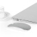 BUBM 无线蓝牙双模鼠标苹果笔记本电脑IPAD平板通用可充电办公鼠标2.4G蓝牙5.0 无限鼠标 SMSB-A银色