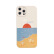 孜泰 适用苹果15手机壳液态硅胶iphone15保护套彩绘个性创意防摔软壳【海边沙滩】白色