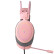 雷柏（Rapoo） VH610 游戏耳机 虚拟7.1声道电竞耳机带麦石墨烯 高清语音降噪耳麦电脑头戴式 粉色