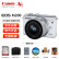 佳能（Canon）EOS M200 微单相机 约2410万像素 4K视频 Vlog拍摄 白色15-45标准变焦镜头套机 64G卡摄影套装
