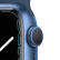 Apple Watch Series 7 智能手表GPS款41毫米蓝色铝金属表壳深邃蓝色运动型表带MKN13CH/A