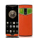 克里特（kreta）米诺斯经典奢华商务高端加密手机 全网通支持5G卡私人定制款黄金LOGO 和田碧玉版蜥皮橙色
