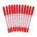 晨光（M&G）文具中小学生办公双头记号笔史努比海洋风勾线笔 红色SPM21302（12支装）