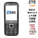 中兴（ZTE）  U280 全新 移动版直板按键2.4寸屏JAVA老人机学生功能机备用机 黑色 不含耳机 64MB   移动版不支持电信和联通