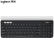 罗技（Logitech）K780 无线蓝牙键盘 多设备双模超薄便携键盘 办公手机ipad台式电脑键盘 黑色