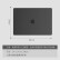 INCASE Dots适用于23款苹果MacBook Air保护壳15.3英寸笔记本电脑保护套M2纤薄便携A2941磨砂透明黑色
