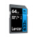 雷克沙（Lexar）64GB 读95MB/s 写45MB/s SDXC Class10 UHS-I U3 V30 SD高速存储卡（633x）