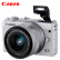 佳能（Canon）EOS M100 微单相机 数码相机 微单套机 白色（15-45 微单镜头镜头）Vlog相机 视频拍摄