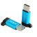 晶华 安卓转Type-C转接头 Micro USB手机数据充电线转换器华为荣耀小米三星手机OTG平板 蓝色S333