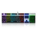 腹灵（FL·ESPORTS）GT104 RGB全彩背光104键全金属外壳游戏机械键盘 黑色 黑轴