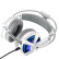 第一印象 G901 头戴式电脑耳麦 7.1声效智能可调节震动 电竞游戏耳机 带线控 白色