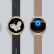 Ticwatch 缎金版智能手表 语音交互ticwear系统 蓝牙防水记步测心率 苹果mfi认证支持iOS系统 钢带流光金版