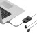 奥睿科(ORICO)USB免驱外置声卡 台式机笔记本电脑通用独立外接声卡 耳机麦克风转换器有线接话筒 黑色SC2
