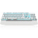 RK ROYAL KLUDGE 920手托可拆卸机械键盘 白色 黑轴 冰蓝光