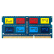 全何(V-Color)低电压版  DDR3 1600 4GB 笔记本内存 彩条
