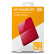 西部数据(WD)4TB USB3.0移动硬盘My Passport  2.5英寸 中国红(密码保护 自动备份)WDBYFT0040BRD