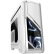爱国者（aigo）普罗米修斯 白色 中塔式机箱（支持ATX主板/标配一个12CMLED静音风扇/USB3.0/侧透）