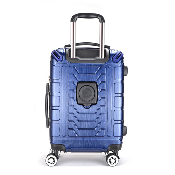 plover男女通用旅行拉杆箱耐磨出差带水杯旅行箱gd2582-20l 蓝色