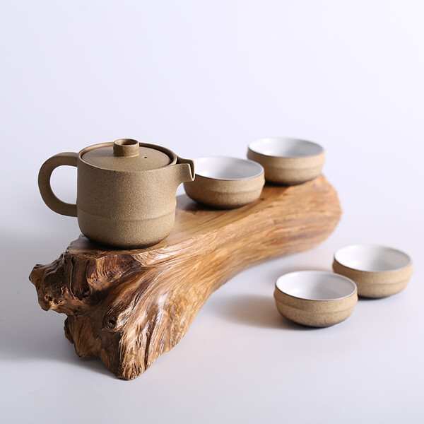 湖畔居旅行茶具套装茶杯茶壶带包整套hcj22016