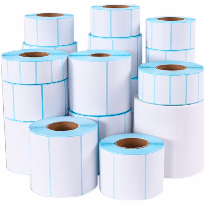 海斯迪克 三防热敏标签打印纸 快递面单 不干胶 货物材料条码标签纸 横板100*