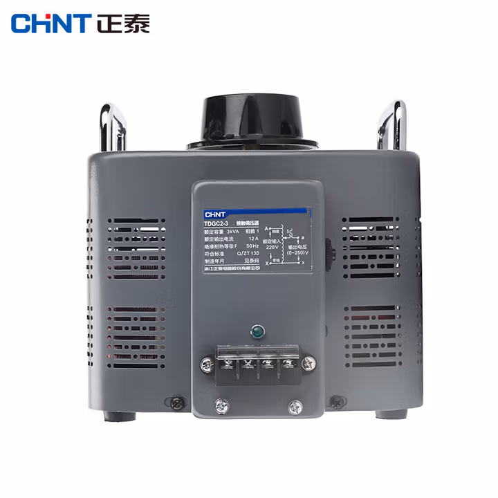 正泰单相调压器3000w 输入220v调压器TDGC2 3kva 调压0v-25